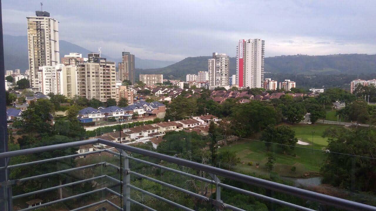 balcony view of high rise apartments in Bucaramanga